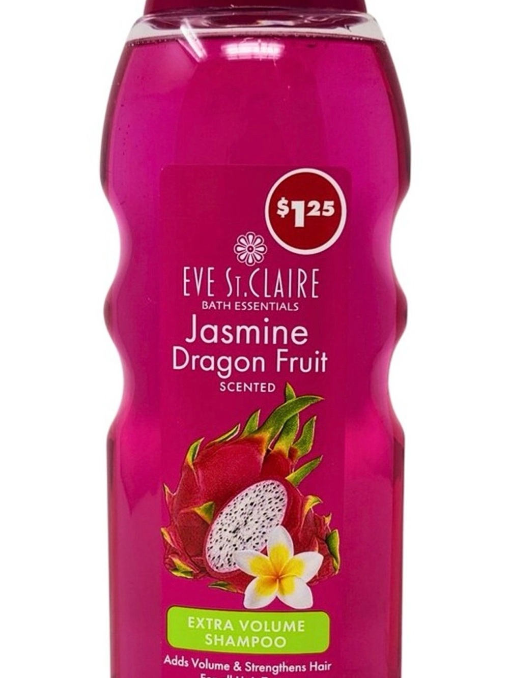 Eve St. Claire Jasmine Dragon Fruit Shampoo — Vibrant Pink